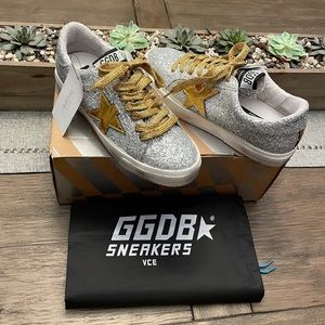 🚫SOLD 11/07🚫GOLDEN GOOSE May Glitter Sneakers-36